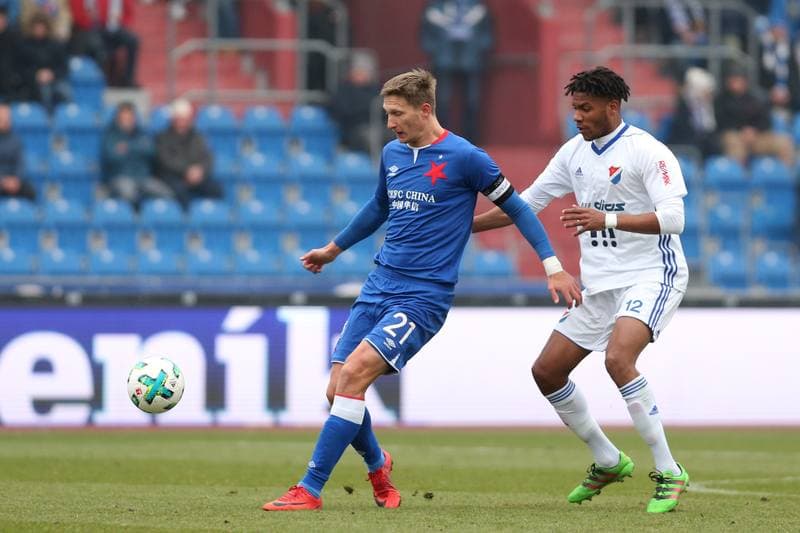 Football. Sparing. Banik Ostrava - Slavia Prague. 10.02.2018