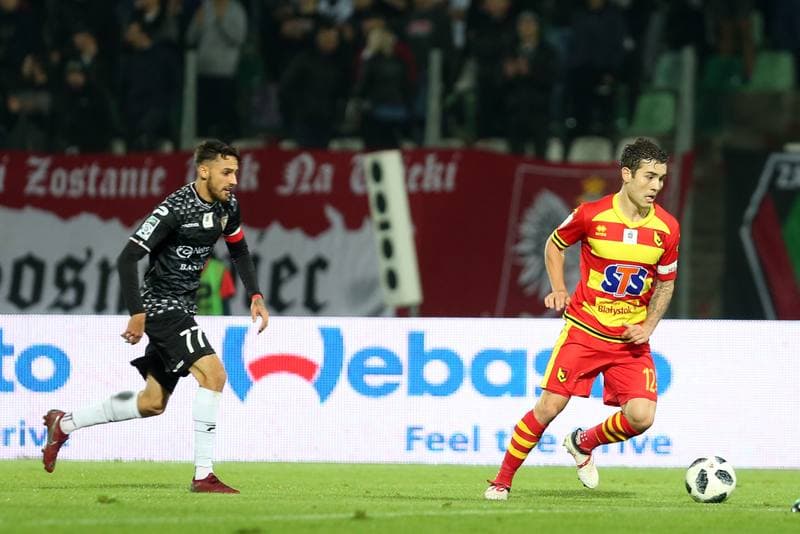 Football. Lotto Ekstraklasa. Zaglebie Sosnowiec - Jagiellonia Bialystok. 05.11.2018