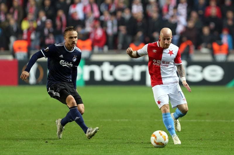Football. UEFA Europa League. Slavia Prague - FC Copenhagen. 08.11.2018