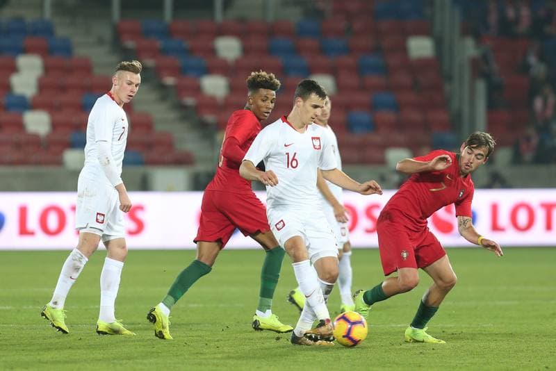 Football. European Championship U21. Poland - Portugal. 16.11.2018