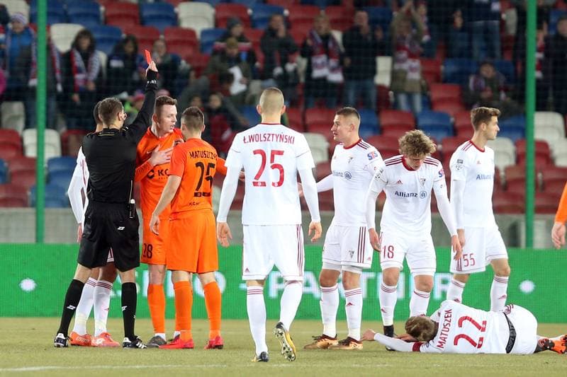 Football. Lotto Ekstraklasa. Gornik Zabrze - Zaglebie Lubin. 09.03.2018