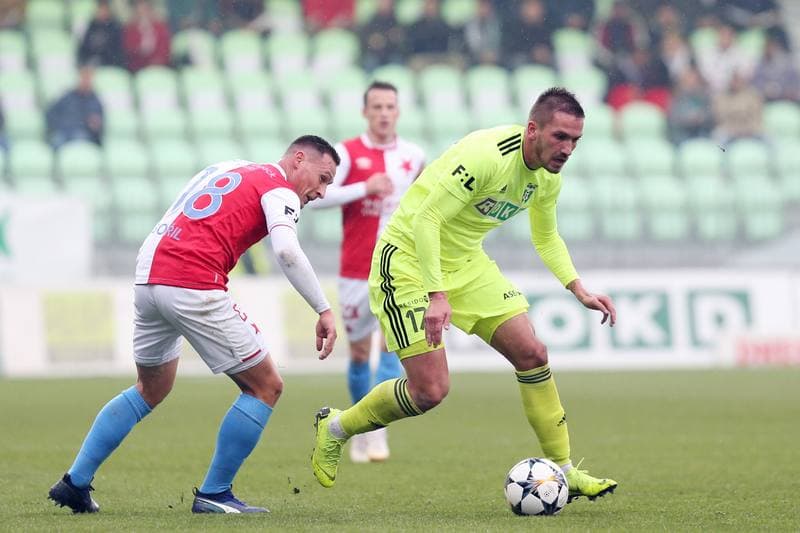 Football. Fortuna:Liga. MFK Karvina - Slavia Prague. 24.11.2018