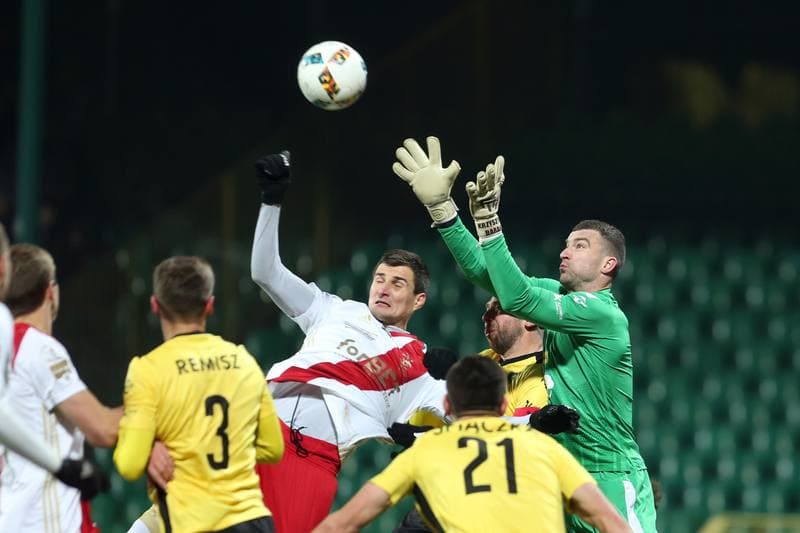 Football. Fortuna I Liga. GKS Katowice - LKS Lodz. 28.11.2018