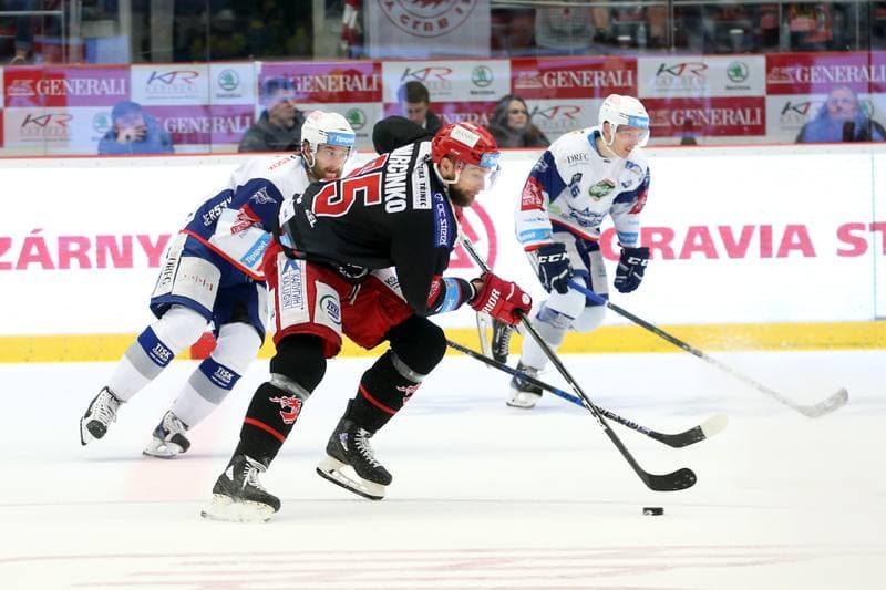 Ice Hockey. Tipsport Extraliga. Ocelari Trinec - Kometa Brno. 14.04.2018