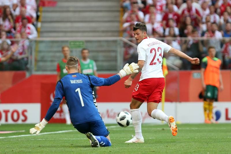Football. International Friendly. Poland - Lithuania. 12.06.2018