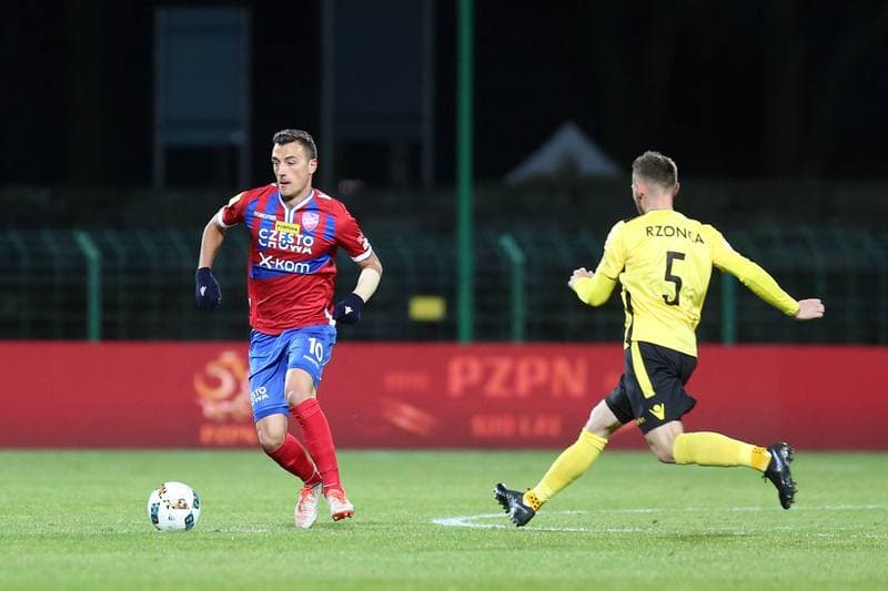 Football. Fortuna I Liga. GKS Katowice - Rakow Czestochowa. 09.03.2019