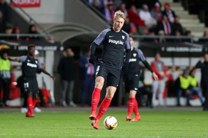 Football. UEFA Europa League. Slavia Prague - Sevilla FC. 14.03.2019