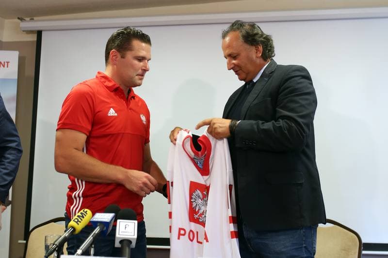Ice Hockey. Poland national team. Press Conference. 21.08.2018