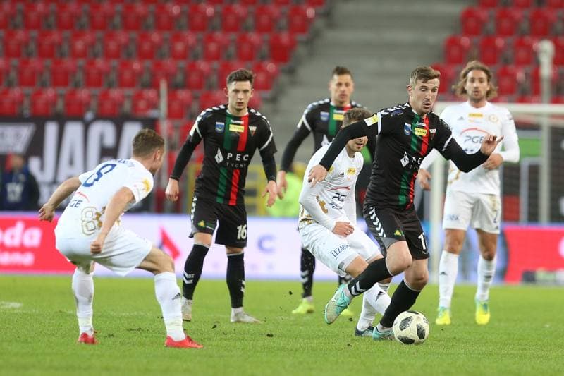 Football. Fortuna I Liga. GKS Tychy - Stal Mielec. 15.03.2019