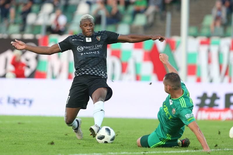 Football. Lotto Ekstraklasa. Zaglebie Sosnowiec - Slask Wroclaw. 27.08.2018