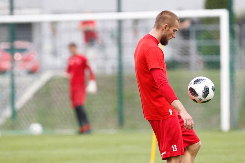 Football. Zaglebie Sosnowiec. Training. 06.09.2018
