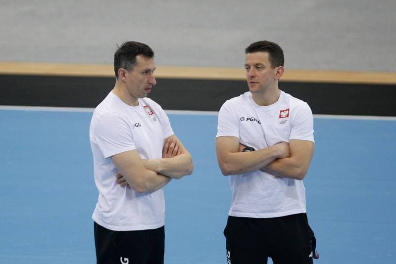 Handball. Poland national team. Training. 09.04.2019