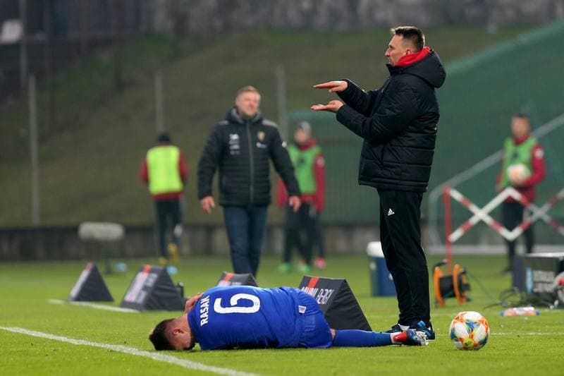 Football. Lotto Ekstraklasa. Zaglebie Sosnowiec - Wisla Plock. 13.04.2019