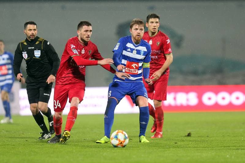 Football. Lotto Ekstraklasa. Zaglebie Sosnowiec - Wisla Plock. 13.04.2019
