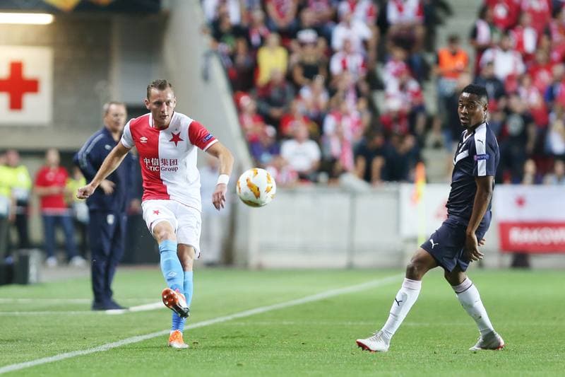 Football. UEFA Europa League. Slavia Prague - Girondins Bordeaux. 20.09.2018