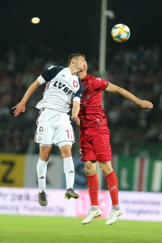Football. Lotto Ekstraklasa. Zaglebie Sosnowiec - Wisla Krakow. 25.04.2019