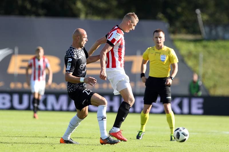Football. Lotto Ekstraklasa. Zaglebie Sosnowiec - Cracovia Krakow. 30.09.2018