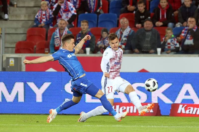 Football. Lotto Ekstraklasa. Gornik Zabrze - Lech Poznan. 05.10.2018