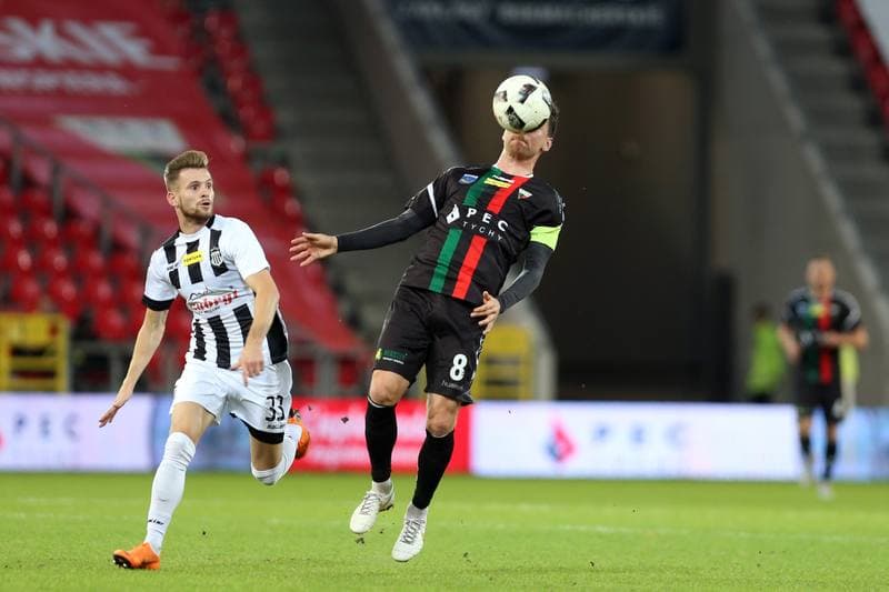Football. Fortuna I Liga. GKS Tychy - Sandecja Nowy Sacz. 06.10.2018