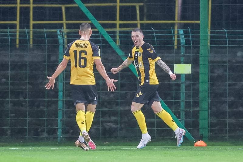 Football. Fortuna I Liga. GKS Katowice - Gornik Leczna. 15.04.2023