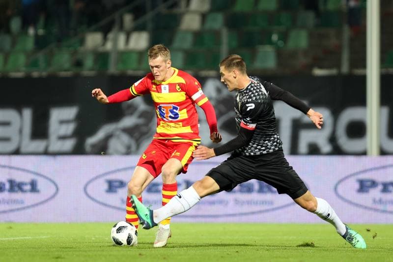 Football. Lotto Ekstraklasa. Zaglebie Sosnowiec - Jagiellonia Bialystok. 05.11.2018