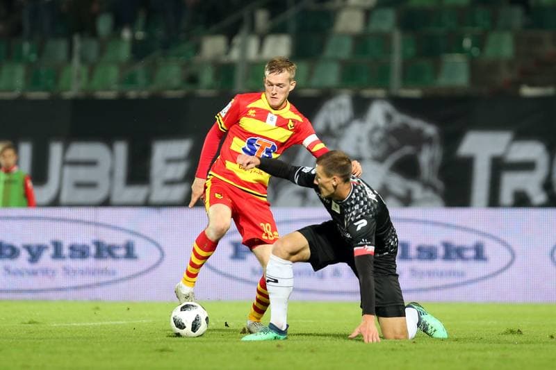 Football. Lotto Ekstraklasa. Zaglebie Sosnowiec - Jagiellonia Bialystok. 05.11.2018