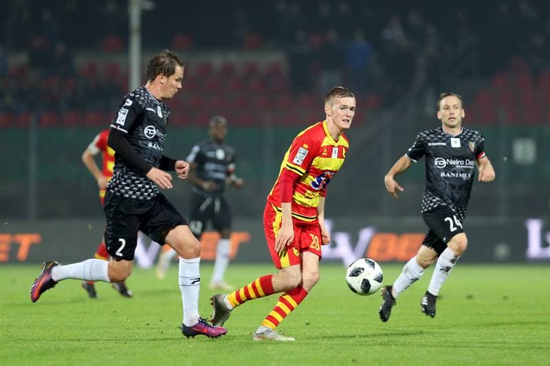 Football. Lotto Ekstraklasa. Zaglebie Sosnowiec - Jagiellonia Bialystok. 05.11.2018