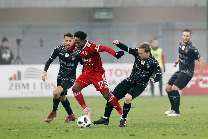 Football. Lotto Ekstraklasa. Piast Gliwice - Zaglebie Sosnowiec. 23.11.2018