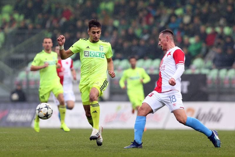Football. Fortuna:Liga. MFK Karvina - Slavia Prague. 24.11.2018