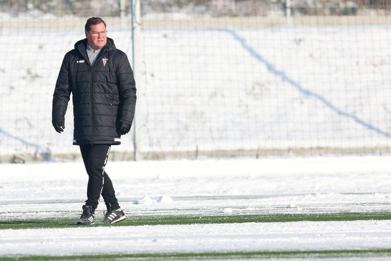 Football. Gornik Zabrze. Training. 10.01.2024