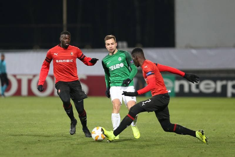 Football. UEFA Europa League. FK Jablonec - Stade Rennais FC. 29.11.2018