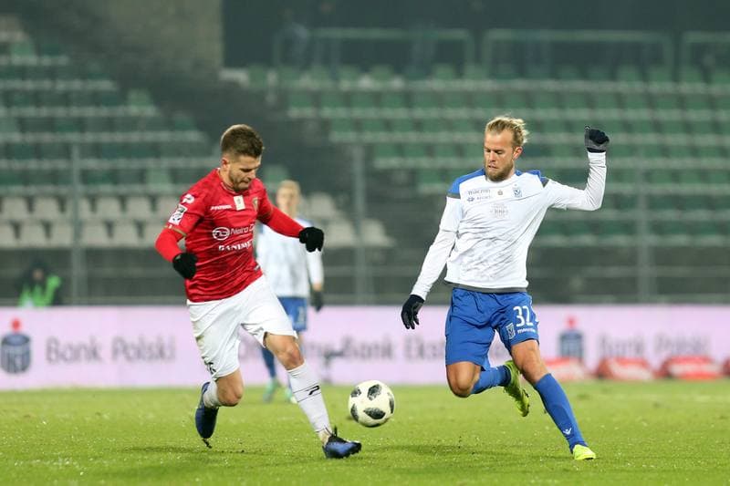 Football. Lotto Ekstraklasa. Zaglebie Sosnowiec - Lech Poznan. 16.12.2018