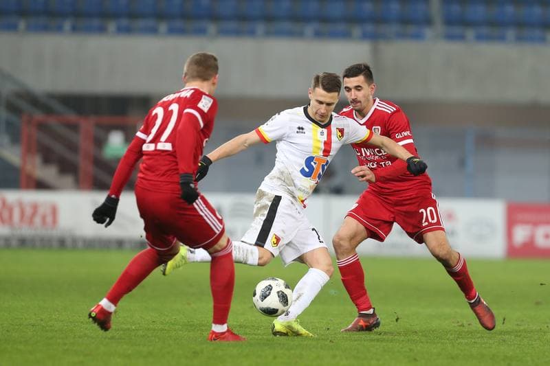 Football. Lotto Ekstraklasa. Piast Gliwice - Jagiellonia Bialystok. 21.12.2018