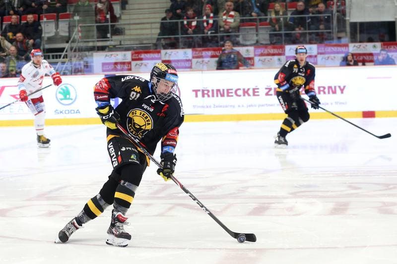 Ice Hockey. Tipsport Extraliga. Ocelari Trinec - HC Verva Litvinov. 06.01.2019