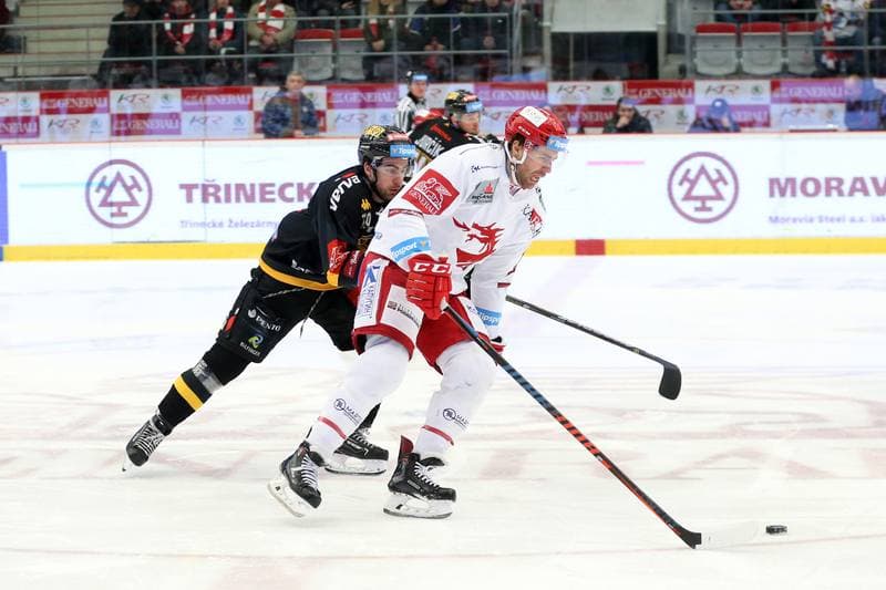 Ice Hockey. Tipsport Extraliga. Ocelari Trinec - HC Verva Litvinov. 06.01.2019