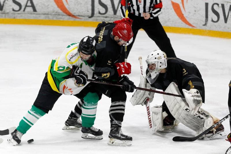 Ice Hockey. Polska Hokej Liga. JKH GKS Jastrzebie - Comarch Cracovia. 10.01.2019