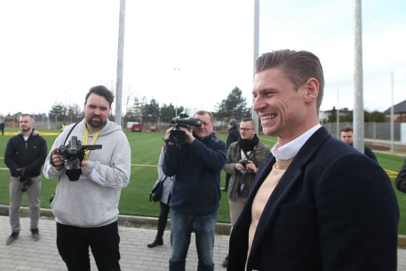 Football. Akademia im. Lukasza Piszczka. Press Conference. 19.03.2019