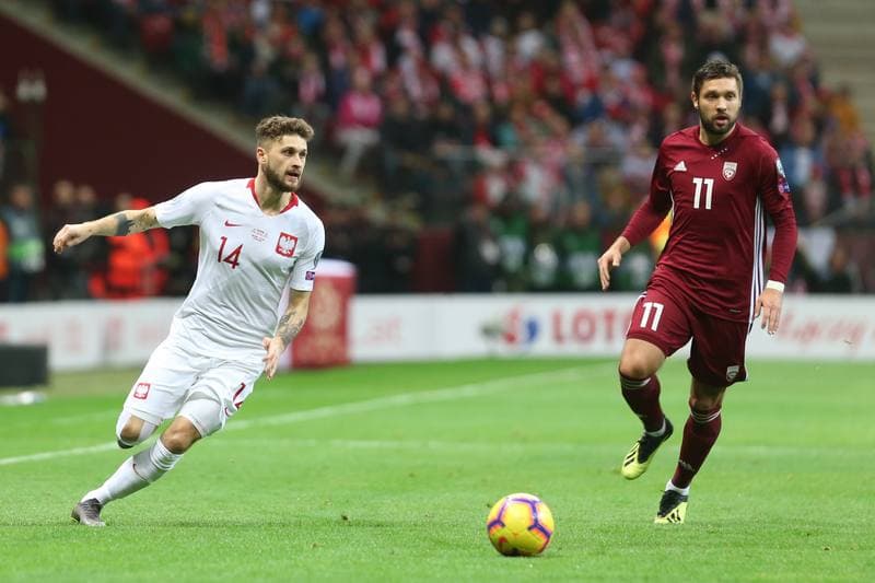 Football. Euro 2020 Qualifiers. Poland - Latvia. 24.03.2019