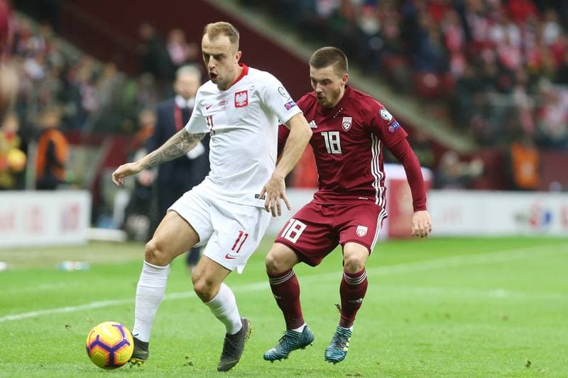 Football. Euro 2020 Qualifiers. Poland - Latvia. 24.03.2019