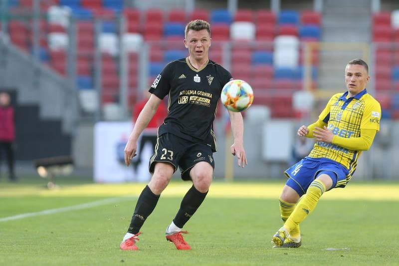 Football. Lotto Ekstraklasa. Gornik Zabrze - Arka Gdynia. 22.04.2019