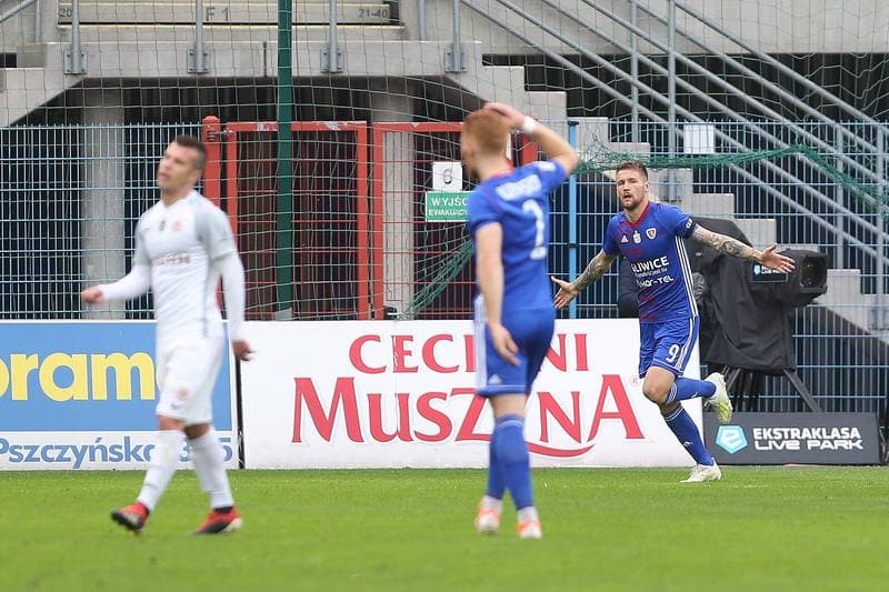 Football. Lotto Ekstraklasa. Piast Gliwice - Zaglebie Lubin. 23.04.2019