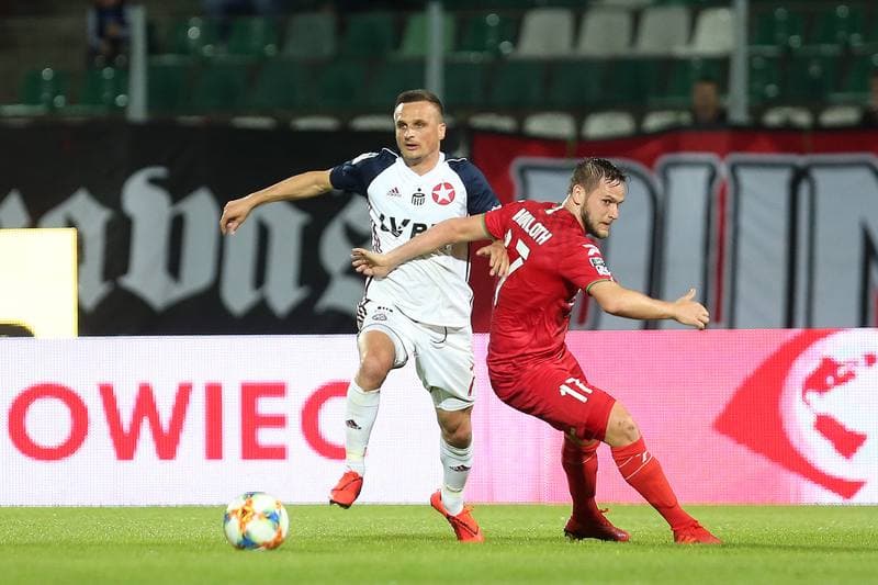 Football. Lotto Ekstraklasa. Zaglebie Sosnowiec - Wisla Krakow. 25.04.2019