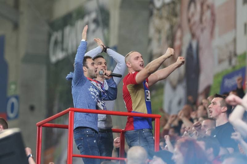 Football. Lotto Ekstraklasa. Piast Gliwice - Cracovia Krakow. 26.04.2019