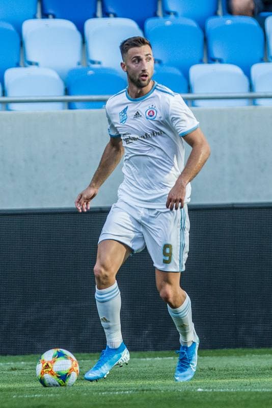 Football. UEFA Europa League. Slovan Bratislava - KF Feronikeli. 24.07.2019