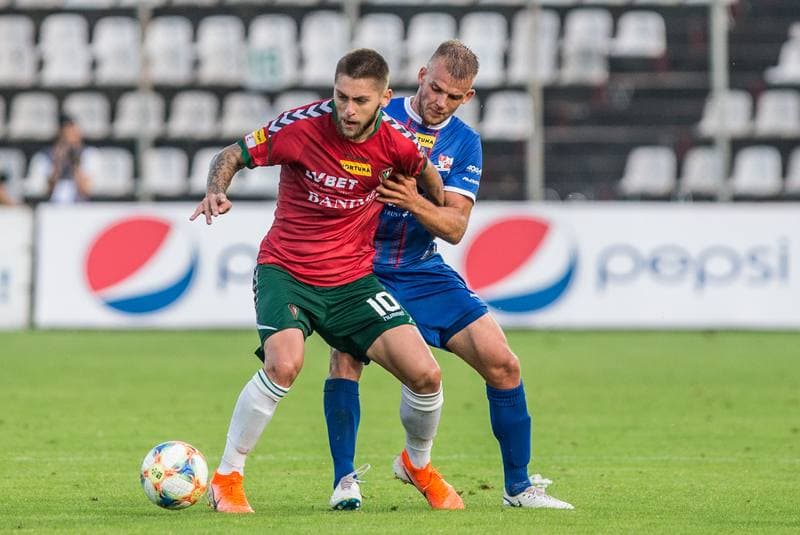 Football. Fortuna I Liga. Zaglebie Sosnowiec - Podbeskidzie Bielsko-Biala. 27.07.2019