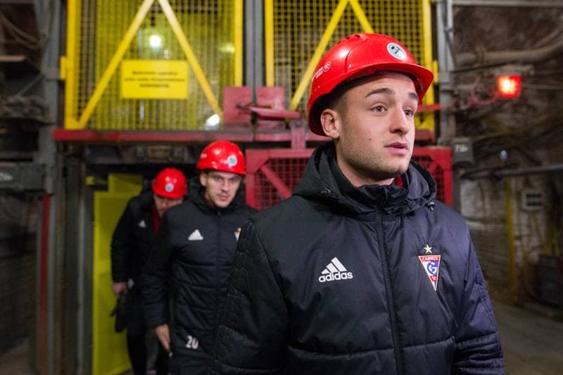 Football. Gornik Zabrze. Training. 04.12.2019