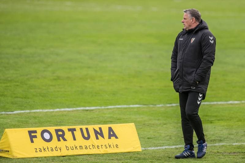 Football. Fortuna I Liga. Zaglebie Sosnowiec - GKS Belchatow. 18.04.2021