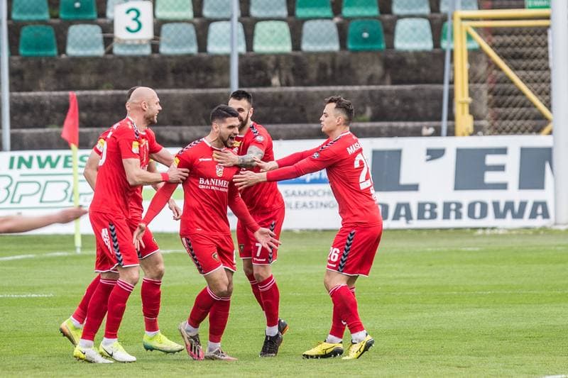 Football. Fortuna I Liga. Zaglebie Sosnowiec - GKS Belchatow. 18.04.2021