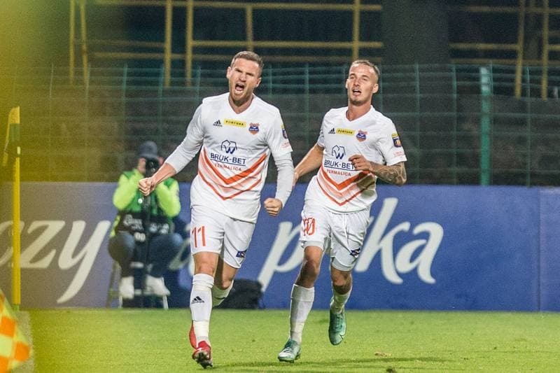 Football. Fortuna Puchar Polski. GKS Katowice - Bruk-Bet Termalica Nieciecza. 27.10.2021