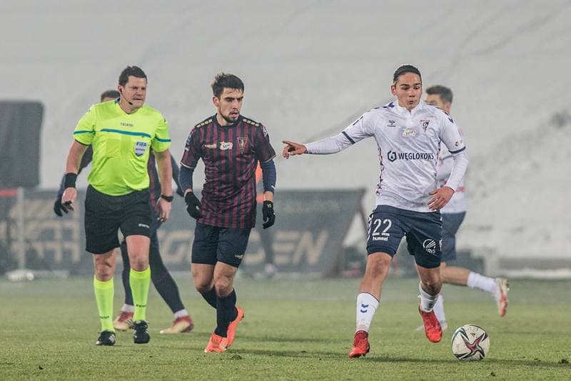 Football. PKO BP Ekstraklasa. Gornik Zabrze - Pogon Szczecin. 12.12.2021